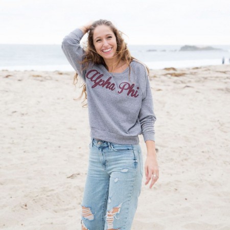 Custom Alpha Phi Sweater