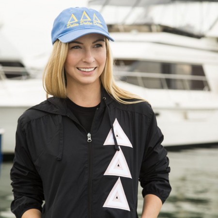 Delta Delta Delta Vintage Cap and Essential Jacket