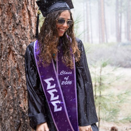 Tri Sigma Graduation Stole