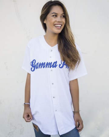 Gamma Phi Beta Thick Knit Baseball Jersey