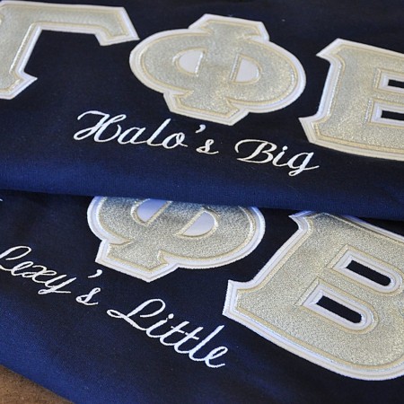 Gamma Phi Beta Big Little Letters