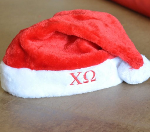 Chi Omega Santa Hat