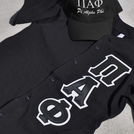 Pi Alpha Theta Thick Knit Baseball Jersey and Vintage Cap