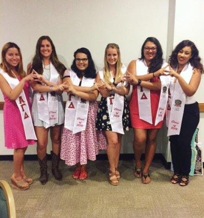 Alpha Gamma Delta Custom Sash